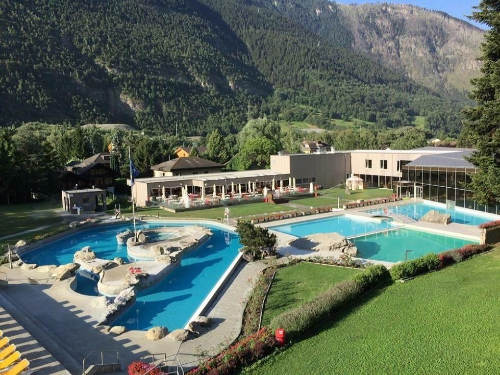 Camping/ Thermalbad Brigerbad Mit Bed & Breakfast Esterno foto